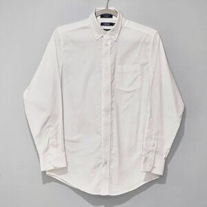 IZOD Big Boys Button Down Collar Long Sleeve Dress Shirt